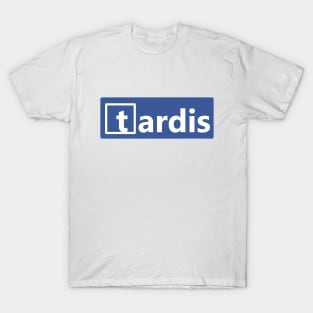 TARDIS Social Media logo T-Shirt